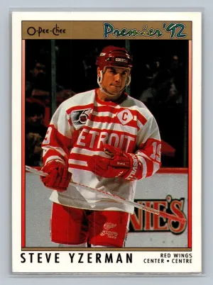 1991-92 O-Pee-Chee Premier Canadian- Steve Yzerman #73