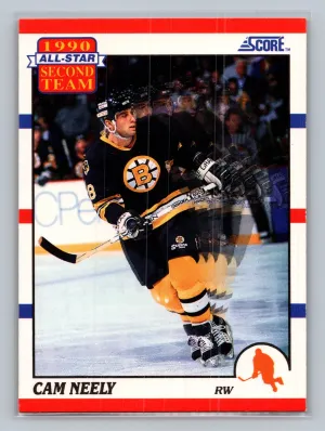 1990-91 Score CAM NEELY 1990 All-Star Second Team #323 NM