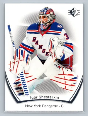 2021-22 UD SP Hockey Base #36 Igor Shesterkin - New York Rangers