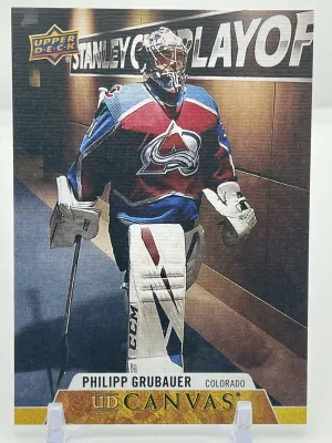2020-21 Upper Deck UD Canvas Series 2 PHILIPP GRUBAUER #C144 Colorado Avalanche