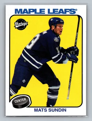 2001-02 Upper Deck Vintage MATS SUNDIN #236 NM