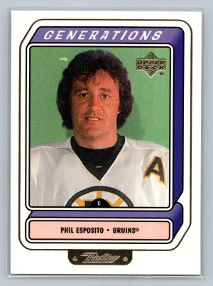 1999-00 Upper Deck Retro - Generations Phil Esposito #G9A