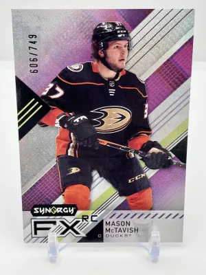 2021-22 UD Synergy Fx #/749 Ducks - MASON McTAVISH