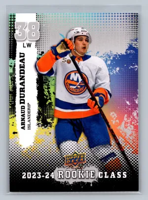 Arnaud Durandeau 2023-24 Upper Deck Series 2 ROOKIE CLASS Card #RC-22 ISLANDERS