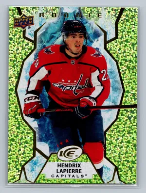 2021-22 Upper Deck Ice Green #121 Hendrix Lapierre RC Washington Capitals
