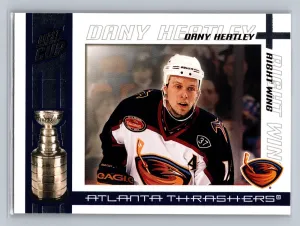 2003-04 Pacific Quest for the Cup Base #3 Dany Heatley - Atlanta Thrashers