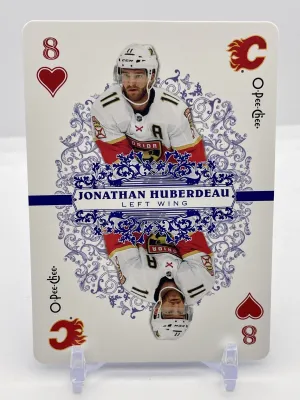2022-23 UD O-Pee-Chee OPC Playing Cards #8-HEARTS Jonathan Huberdeau