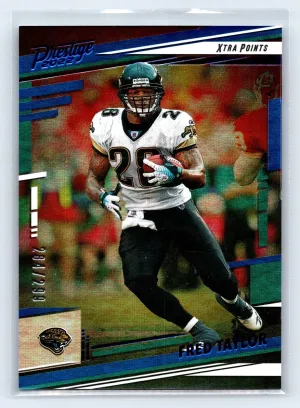 2021 Prestige Football Fred Taylor Xtra Points #140 Blue Variation /299