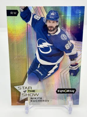 2021-22 UD Synergy Star of the Show #SOS-6 Nikita Kucherov - Tampa Bay Lightning