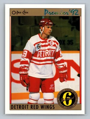 1991-92 O-Pee-Chee Premier Canadian - Steve Yzerman #142