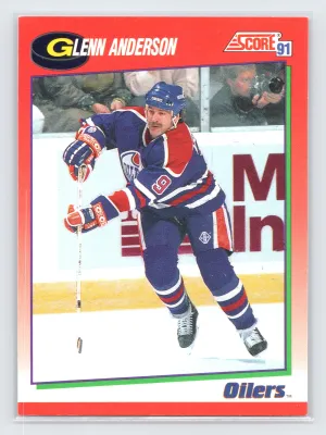 1991-92 Score Canadian English #47 Glenn Anderson