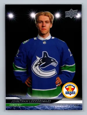 2024-25 UD Extended - 1st Round Rookies Jonathan Lekkerimaki #745 (RC)