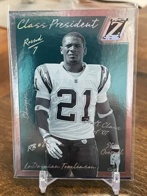 2023 Panini Zenith - #CP-2001 Ladanian Tomlinson 'Class President' - SD Chargers