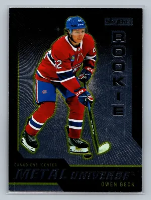 2023-24 Skybox Metal Universe - 2008-09 Rookie Retros Owen Beck #R-35 (RC)