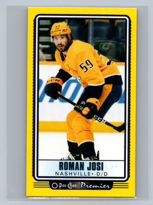 2021-22 O-Pee-Chee - Premier Tallboys Roman Josi #P-16 Yellow Border