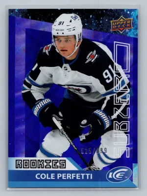 2021-22 Upper Deck Ice - Sub Zero Rookie Cole Perfetti #SZ-29 /999 (RC)