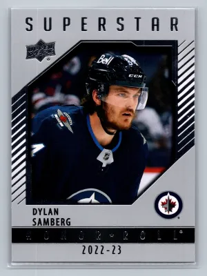 2022-23 Upper Deck #HR72 Dylan Samberg Superstar Honor Roll
