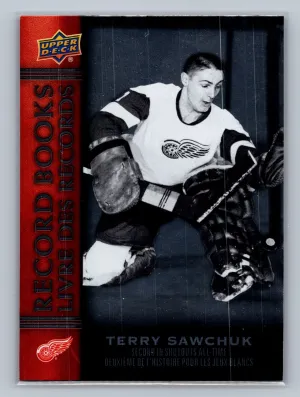 2023 Upper Deck Tim Hortons Legends Record Books TERRY SAWCHUK #RB-4 NM