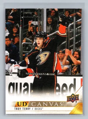 2022-23 Series 1 UD Canvas #C3 Troy Terry - Anaheim Ducks!
