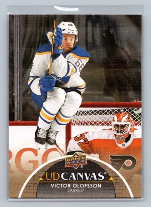 2021-22 UD Series 1 Canvas #C10 Victor Olofsson - Buffalo Sabres