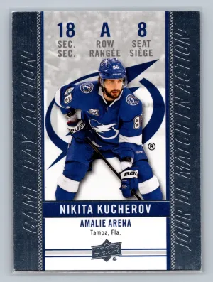 2018-19 UD Tim Hortons Collector's Series Game Day Action NIKITA KUCHEROV #GDA-8