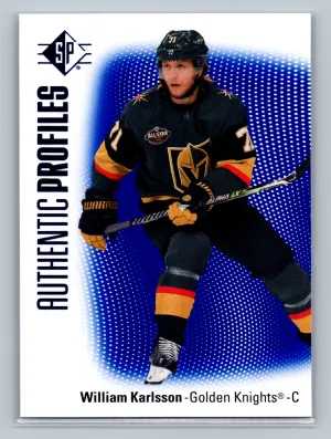 2021-22 SP #AP-19 William Karlsson Authentic Profiles Blue