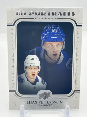 2019-20 Upper Deck Hockey UD Portraits Card #P-25 Elias Pettersson