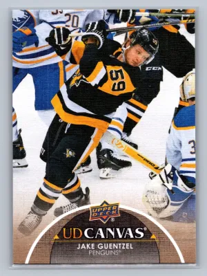 2021-22 Upper Deck Series 2 UD Canvas Jake Guentzel #C182