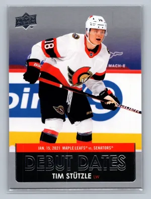 2021-22 Upper Deck Series 1 - Debut Dates #DD-7 Tim Stutzle