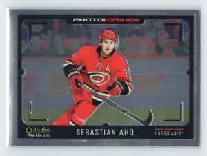 2021-22 O-Pee-Chee Platinum Photo Driven #PD6 Sebastian Aho