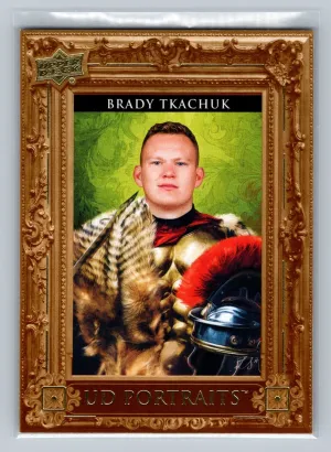 2023-24 UD Upper Deck Series 2 Portraits P32 Brady Tkachuk, Ottawa Senators