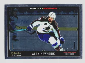 2021-22 OPC Platinum - Photo Driven ! Alex Newhook RC