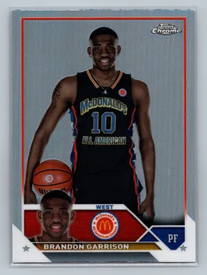 2023 Topps Chrome McDonald's All American #66 Brandon Garrison Refractor