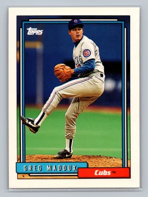 1992 Topps #580 Greg Maddux