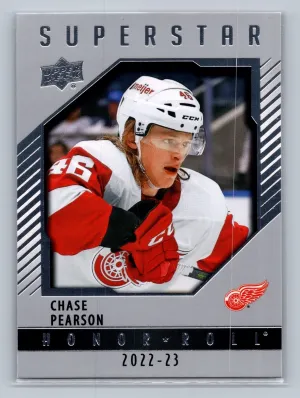 2022-23 UD Series 2 Honor Roll #HR92 Chase Pearson - Detroit Red Wings
