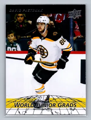 2022-23 Upper Deck World Junior Grads #WG4 David Pastrnak