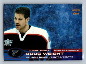 2001-02 Pacific Prism Gold McDonald's Cosmic Force DOUG WEIGHT #3 NM