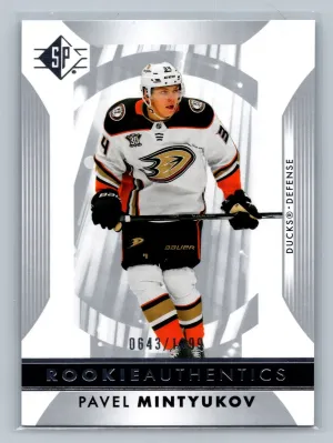 2023-24 Sp - Rookie Authentics Pavel Mintyukov #124 /1299 (RC)