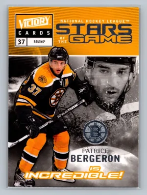 2009-10 Upper Deck Victory - Stars of the Game Patrice Bergeron #SG2