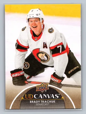 2021-22 Upper Deck UD Canvas Brady Tkachuk Ottawa Senators #C59