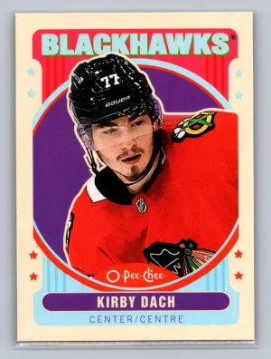 2021-22 OPC O-Pee-Chee Retro #31 Kirby Dach - Chicago Blackhawks