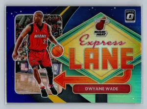 2020-21 Donruss Optic Express Lane Purple Prizm #19 Dwayne Wade Miami Heat