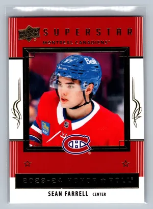 Sean Farrell 2023-24 Upper Deck Series 2 Hockey - Honor Roll Superstar #HR51