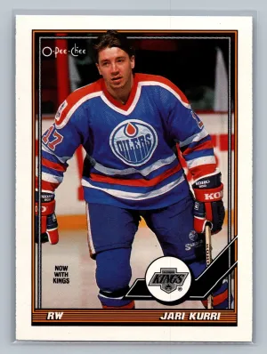 1991-92 O-Pee-Chee Canadian JARI KURRI #295 NM