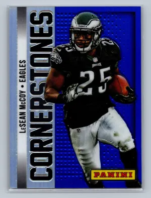 BLUE * CORNERSTONES * PRIZM PANINI 2013 # 17 * LeSEAN McCOY * EAGLES
