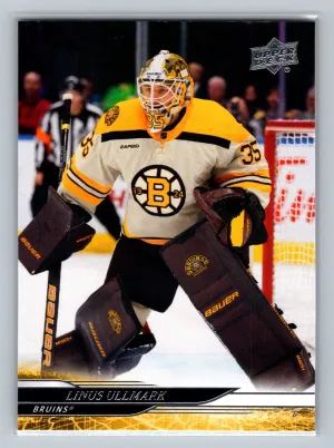 2024-25 Upper Deck Series 1 Hockey # 18 Linus Ullmark Boston Bruins