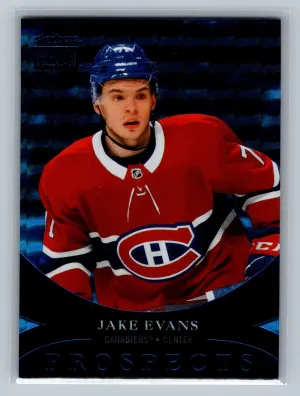 2020-21 Skybox Metal Universe - Premium Prospects Blue Jake Evans #PP-11