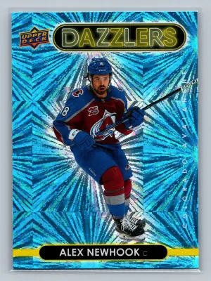 2021-22 Upper Deck Series 1 Hockey Blue Dazzlers ALEX NEWHOOK #DZ-13 NM