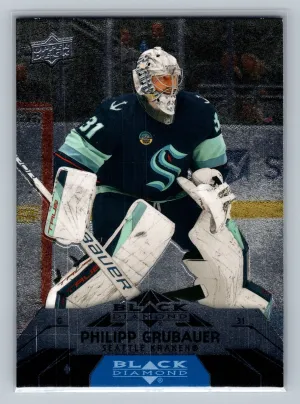 2023-24 UD Extended Black Diamond Philipp Grubauer #BD-5