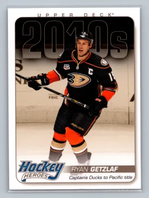 2014-15 Upper Deck 2010S RYAN GETZLAF Hockey Heroes #HH89 NM
